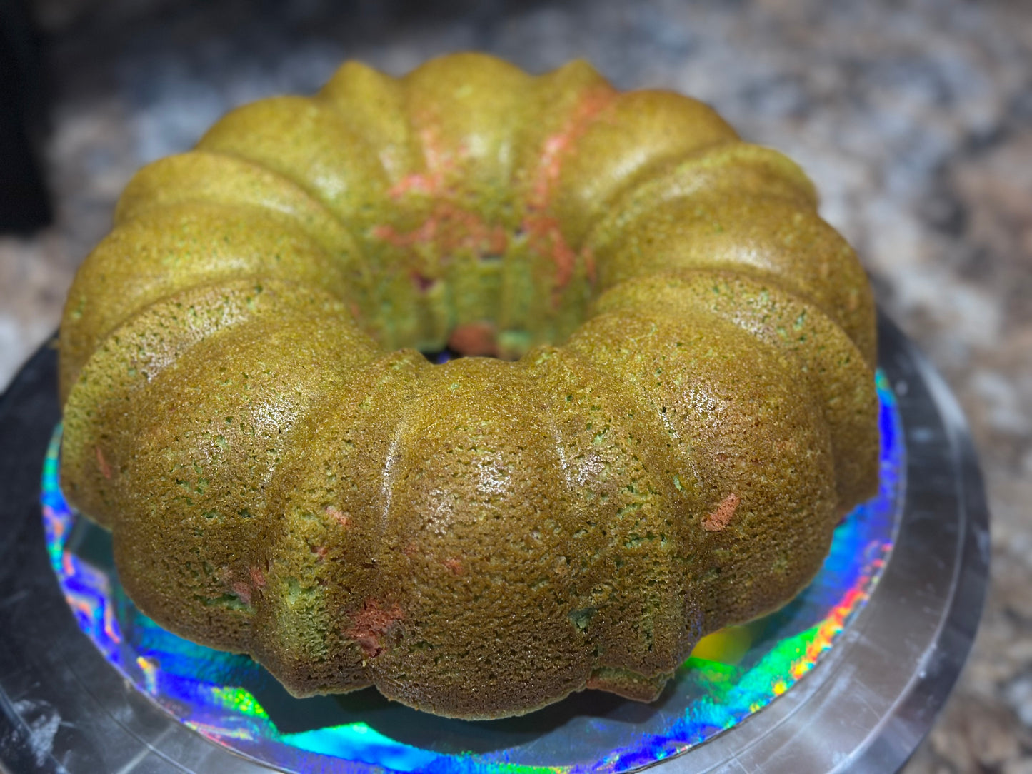 Key lime/ Strawberry Pound Cake